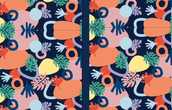 Abstract Floral Journal Cover Graphics & Templates