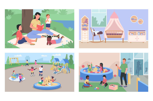 Childcare Graphics & Illustrations Review