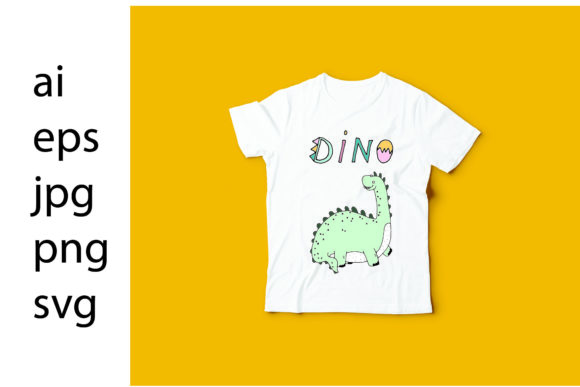 Dinosaur Sublimation AI EPS SVG: Graphics & Illustrations