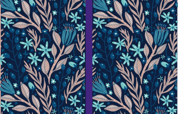 Floral Graphics for Kdp Interiors & Branding