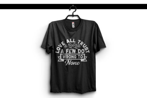LOVE ALL TRUST VALENTINES T-SHIRT DESIGN: Graphics & Print Templates