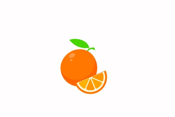 Orange Fruit Illustration: Graphics & Illustrations