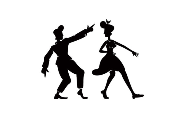 Reviewing Rock N Roll Dancers Black Silhouette