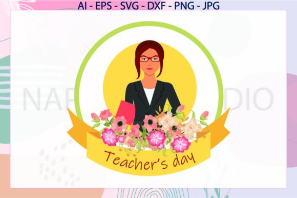 Teacher Flower Frame: Graphics & Illustrations Review