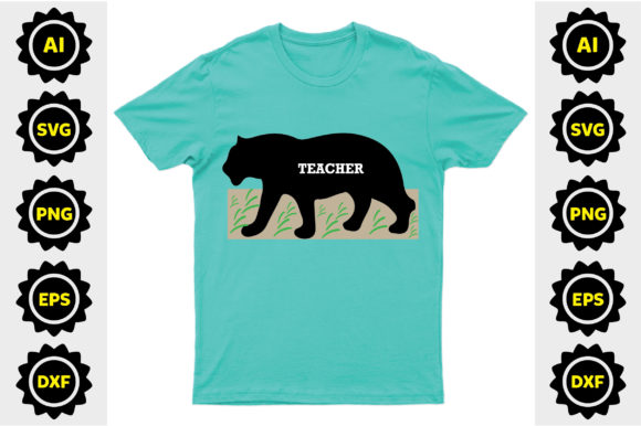 Tiger Teacher Graphics for T-Shirt Designs