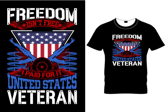 Veteran T-Shirt Design 2021 Graphics & Print Templates